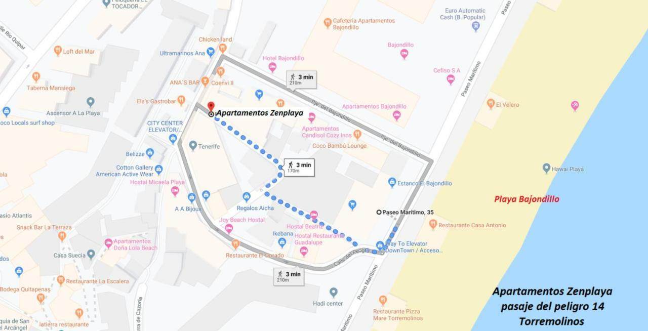 Zenplaya Bajo 5 Playa Bajondillo Apartman Torremolinos Kültér fotó